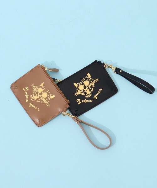 NOLLEY’S（ノーリーズ）の「【grace grace/グラスグラス】グラスケレザーチャームケース（コインケース・レディース・ブラック/キャメル・FREE）」の12枚目の写真