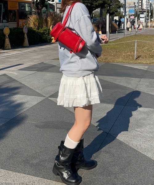 paravion（パラビオン）の「ティアードミニコットンスカート（スカート・レディース・ホワイト/ブラック・FREE）」の19枚目の写真