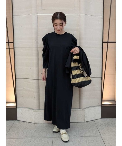 セール】デザインスリーブナローカットワンピース
