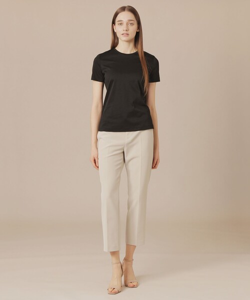 MACKINTOSH LONDON（マッキントッシュ ロンドン）の「【婦人画報掲載】ダブルクロスパンツ（その他パンツ・レディース・イエロー/ネイビー/ベージュ・38/36/40）」の5枚目の写真