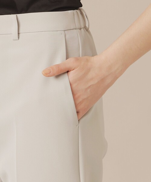 MACKINTOSH LONDON（マッキントッシュ ロンドン）の「【婦人画報掲載】ダブルクロスパンツ（その他パンツ・レディース・イエロー/ネイビー/ベージュ・38/36/40）」の10枚目の写真