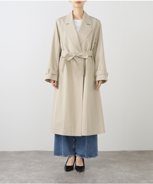 ❤︎ Spick and span コート❤︎ スピックアンドスパン ノーカラーコート ｜ グレー ウール