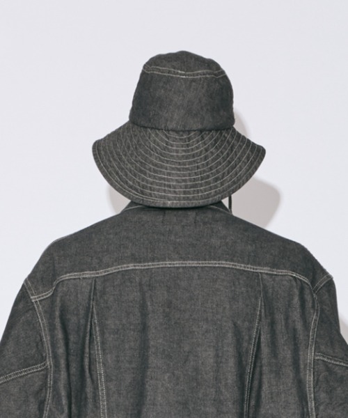 beautiful people（ビューティフルピープル）の「denim fishing bucket hat（ハット・レディース・インディゴブルー/ブラック・SMALL）」の7枚目の写真