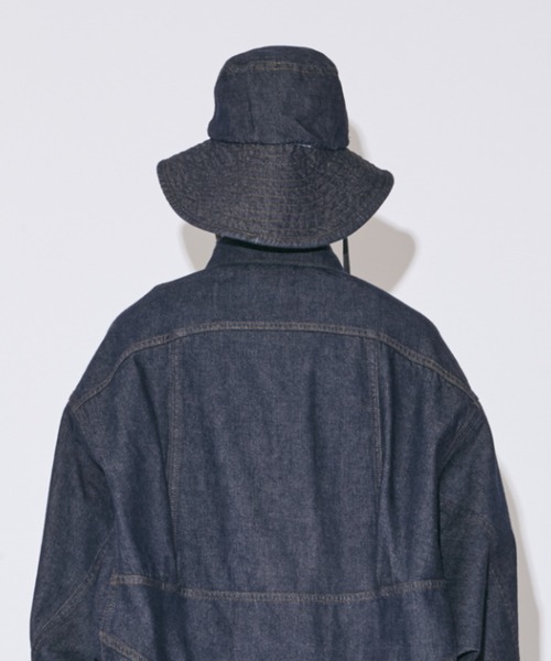 beautiful people（ビューティフルピープル）の「denim fishing bucket hat（ハット・レディース・インディゴブルー/ブラック・SMALL）」の10枚目の写真
