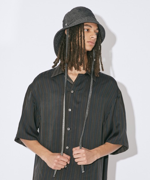 beautiful people（ビューティフルピープル）の「denim fishing bucket hat（ハット・レディース・インディゴブルー/ブラック・SMALL）」の4枚目の写真