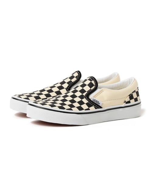 VANS(バンズ)の「VANS / クラシック スリッポン(16.5~21cm)(スリッポン・キッズ・ブラック/イエロー・11(16.5㎝)/12(17.5㎝)/13(18.5㎝)/2(20㎝)/3(21㎝)/1(19㎝))」の7枚目の写真