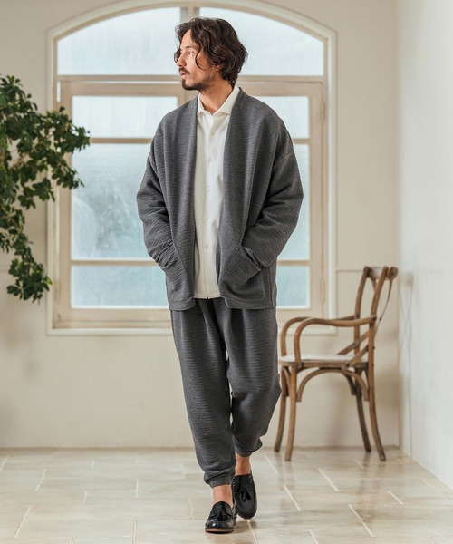 Magine(マージン)の「ms5976- Tricot Twill 3-4 Sleeve Shirts スッキパーカラーシャツ(シャツ/ブラウス・メンズ・ホワイト/ブラック/グレイッシュベージュ・44/46/48)」の9枚目の写真
