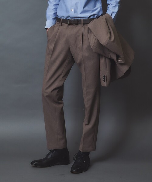 ABAHOUSE(アバハウス)の「【セットアップ対応】リネンライク ライトイージースラックス / 軽量 ストレッチ 手洗い可(スラックス・メンズ・ブラック/ネイビー/ダークベージュ/ベージュ・46/48/50/44)」の4枚目の写真