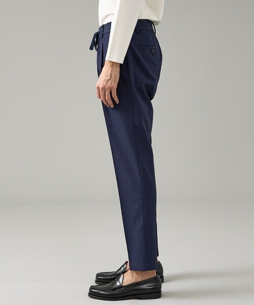 ABAHOUSE(アバハウス)の「【セットアップ対応】リネンライク ライトイージースラックス / 軽量 ストレッチ 手洗い可(スラックス・メンズ・ブラック/ネイビー/ダークベージュ/ベージュ・46/48/50/44)」の14枚目の写真