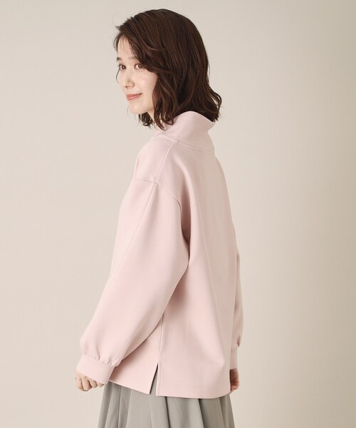 ITS'DEMO（イッツデモ）の「【手洗い可】ダンボールジャージープルオーバー（Tシャツ/カットソー・レディース・ネイビー/ベビーピンク/ライトベージュ/ライトグレー/ホワイト・00）」の22枚目の写真