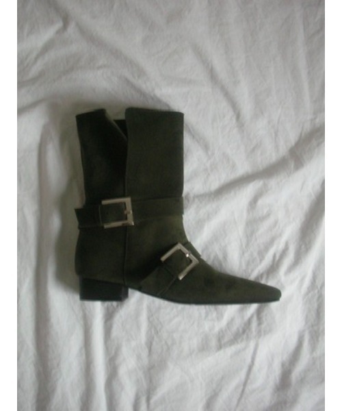 Didot.showroom(ディドット ショールーム)の「【DIDOT.】スクエアポインテッドブーツ(ブーツ・レディース・ベージュ/ブラウン/カーキ・23cm/24cm/25cm/22.5cm/23.5cm/24.5cm)」の5枚目の写真