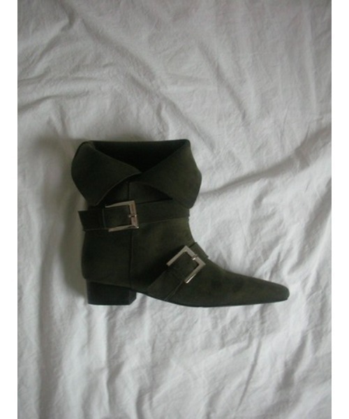 Didot.showroom(ディドット ショールーム)の「【DIDOT.】スクエアポインテッドブーツ(ブーツ・レディース・ベージュ/ブラウン/カーキ・23cm/24cm/25cm/22.5cm/23.5cm/24.5cm)」の6枚目の写真