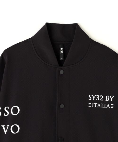 SY32 by SWEET YEARS(エスワイサーティトゥバイスィートイヤーズ)の「SY32 by SWEET YEARS /エスワイサーティトゥ バイ スィートイヤーズ/SPIRAL KNIT BLOUSON(ブルゾン・メンズ・ブラック/ブラック系その他・L/XL/M)」の20枚目の写真