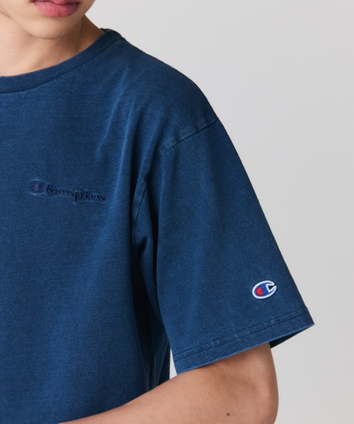 Champion(チャンピオン)の「【Champion/チャンピオン】直営限定コレクション メンズ ショートスリーブTシャツ(Tシャツ/カットソー・メンズ・ブルー系その他2/ブルー系その他・MEDIUM/SMALL/X-LARGE/LARGE)」の4枚目の写真