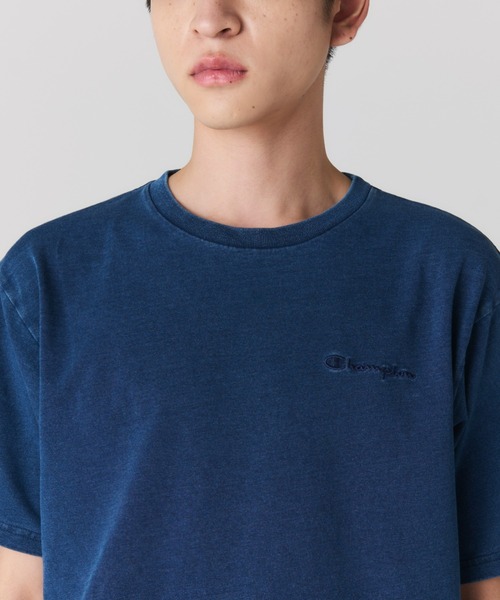 Champion(チャンピオン)の「【Champion/チャンピオン】直営限定コレクション メンズ ショートスリーブTシャツ(Tシャツ/カットソー・メンズ・ブルー系その他2/ブルー系その他・MEDIUM/SMALL/X-LARGE/LARGE)」の3枚目の写真