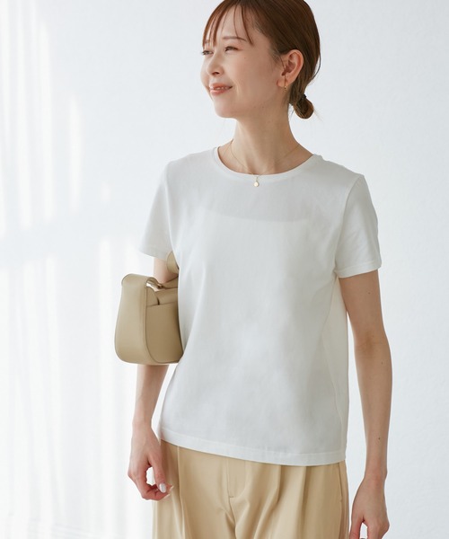 ROPE' PICNIC（ロペピクニック）の「スパンコールビスチェ付きカットトップス（Tシャツ/カットソー・レディース・ホワイト系その他4/ブラック・38）」の15枚目の写真