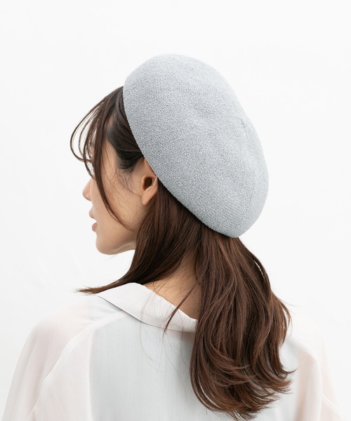 Honeys（ハニーズ）の「サーモニットベレー帽（ハンチング/ベレー帽・レディース・ブラック/ネイビー/アイボリー/グレー系その他・FREE）」の20枚目の写真