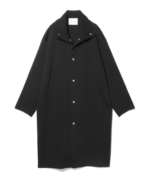 ESTNATION（エストネーション）の「ESTNATION / EIGHTEEN ミラノリブロングコート（ステンカラーコート・メンズ・ブラック・MEDIUM/LARGE）」の7枚目の写真