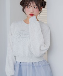 ems excite | ラメ刺繍ロゴトレーナー(Tシャツ/カットソー)