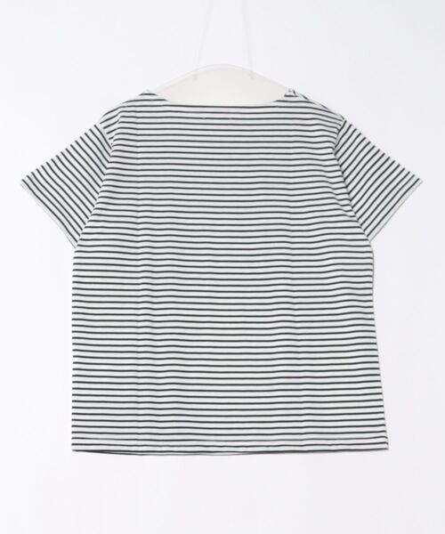 Arnie Arnold Palmer(アーニーアーノルドパーマー)の「Arnie Arnold Palmer / arnie 天竺ボーダーボートネックTシャツ / 8051569(Tシャツ/カットソー・レディース・ブラック/ネイビー/ブラウン・MEDIUM/LARGE)」の4枚目の写真