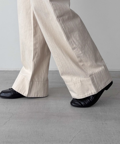 CANAL JEAN（キャナルジーン）の「Lakey Park　ヘリンボーンジャンプスーツ（つなぎ/オールインワン・レディース・キナリ・ONE SIZE）」の15枚目の写真