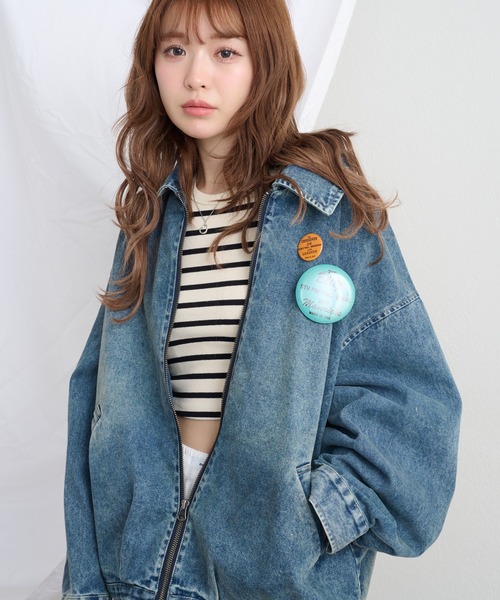 RAY CASSIN(レイカズン)の「ダブルジップスイングトップ(その他アウター・レディース・アイボリー/ベージュ/ブルー系その他2・FREE)」の3枚目の写真