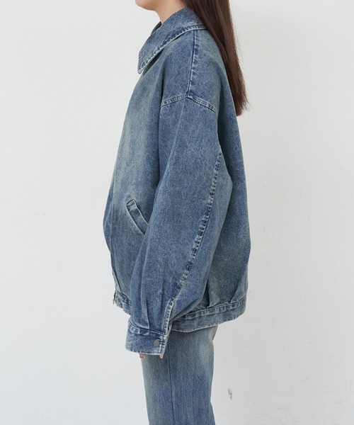 RAY CASSIN(レイカズン)の「ダブルジップスイングトップ(その他アウター・レディース・アイボリー/ベージュ/ブルー系その他2・FREE)」の4枚目の写真