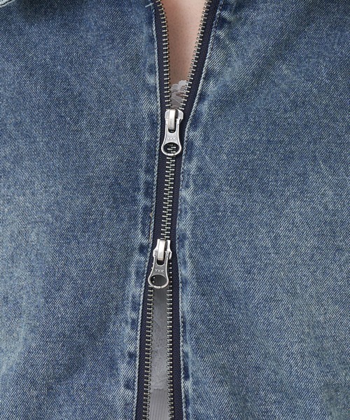 RAY CASSIN(レイカズン)の「ダブルジップスイングトップ(その他アウター・レディース・アイボリー/ベージュ/ブルー系その他2・FREE)」の11枚目の写真