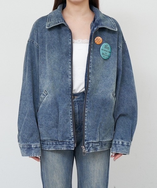 RAY CASSIN(レイカズン)の「ダブルジップスイングトップ(その他アウター・レディース・アイボリー/ベージュ/ブルー系その他2・FREE)」の9枚目の写真