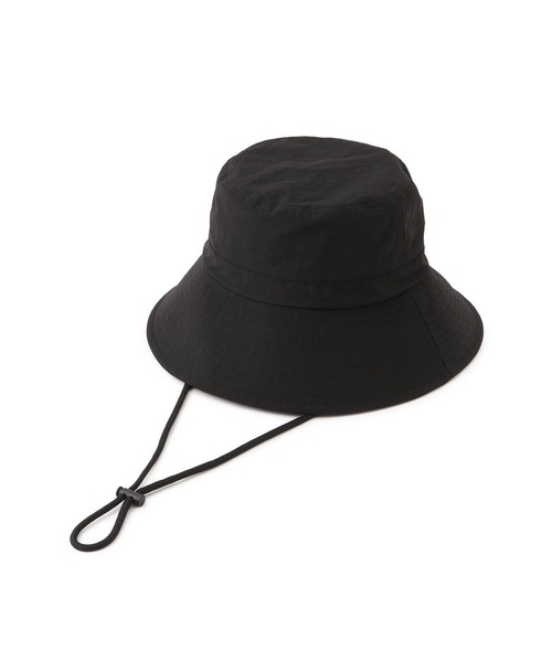 VIS(ビス)の「【遮熱/UVカット】かぶるだけでマイナス14℃!シルバーコーティングハット(ハット・レディース・ベージュ/ブラック・FREE)」の9枚目の写真