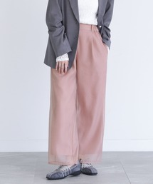 somari imagination | 『オーガンジーレイヤードストレートパンツ』(その他パンツ)