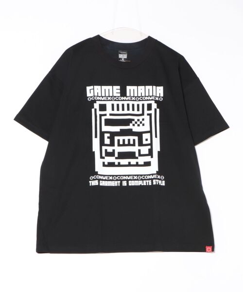 CONVEX（コンベックス）の「ｹﾞｰﾑﾏﾆｱ/WIDE-T (大人)（Tシャツ/カットソー・メンズ・ベージュ/ブラック/オフホワイト・LARGE/MEDIUM）」の3枚目の写真
