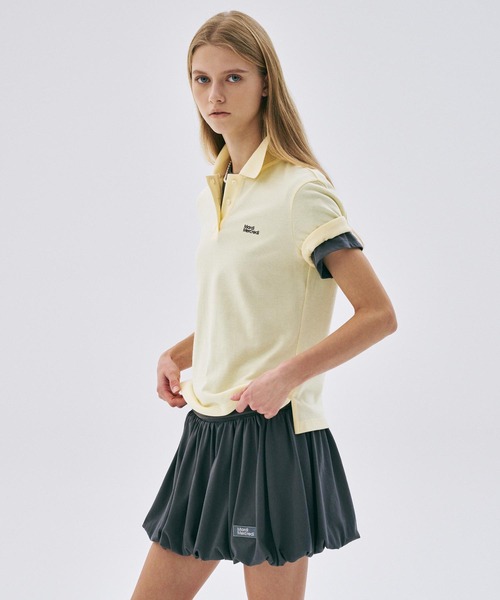 Mardi Mercredi(マルディメクルディ)の「SLIMFIT SHIRT PIQUET ESSENTIAL / スリムフィット シャツ ピケ エッセンシャル(ポロシャツ・レディース・ピンク系その他/ピンク/バーガンディー/イエロー/オートミール・FREE)」の10枚目の写真