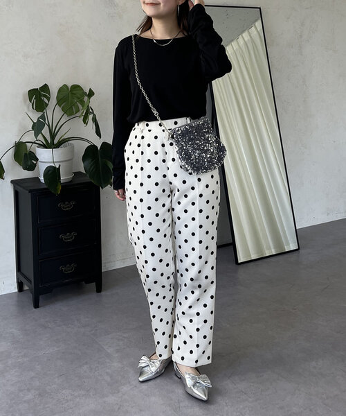 prose verse（プロズヴェール）の「袖シャーリングオーバーサイズシアートップス（Tシャツ/カットソー・レディース・ピンク/オフホワイト/ブラック・FREE）」の19枚目の写真