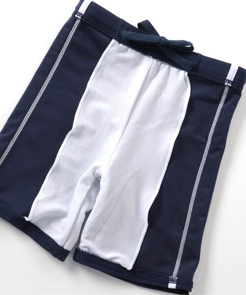 BREEZE(ブリーズ)の「【UVカット】男児スクール水着(水着・キッズ・ネイビー・110/120/130/140/150/160)」の7枚目の写真