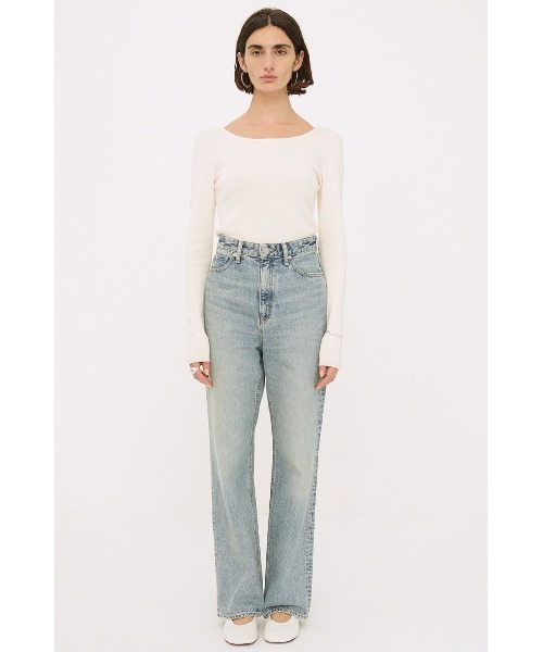 CLANE（クラネ）の「CLANE/クラネ/ARRANGE RIBBON KNIT TOPS（Tシャツ