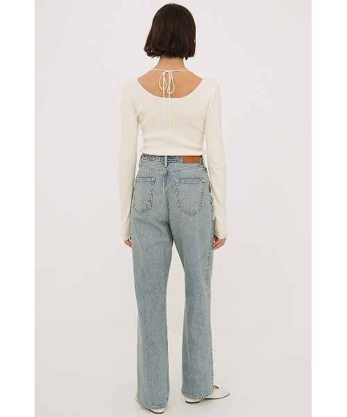 CLANE（クラネ）の「CLANE/クラネ/ARRANGE RIBBON KNIT TOPS（Tシャツ