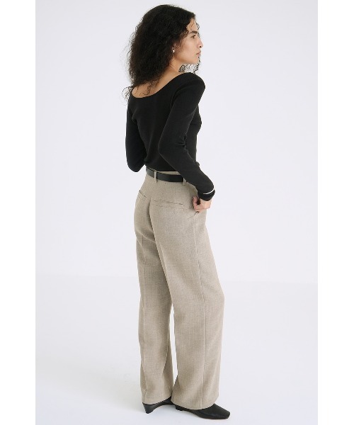 CLANE（クラネ）の「CLANE/クラネ/ARRANGE RIBBON KNIT TOPS（Tシャツ