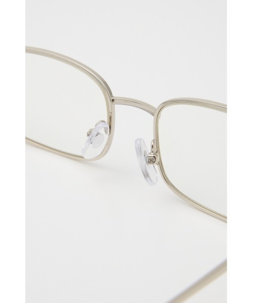 rienda（リエンダ）の「シルバーフレームアイウェア 眼鏡（メガネ・レディース・シルバー・FREE）」の6枚目の写真