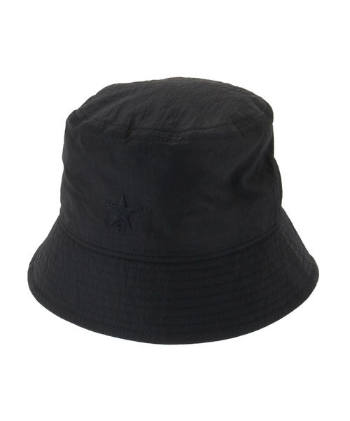 CONVERSE TOKYO(コンバーストウキョウ)の「LIPSTOP STAR★ BUCKET HAT(ハット・レディース・ベージュ/ブルー/ブラック/ライトベージュ・LARGE/SMALL)」の2枚目の写真