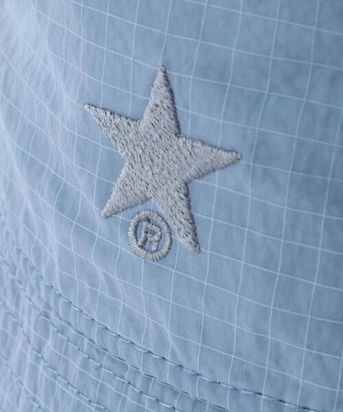 CONVERSE TOKYO(コンバーストウキョウ)の「LIPSTOP STAR★ BUCKET HAT(ハット・レディース・ベージュ/ブルー/ブラック/ライトベージュ・LARGE/SMALL)」の9枚目の写真
