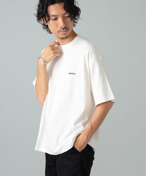 ORCIVAL(オーシバル)の「ORCIVAL / コットン天竺 ショートスリーブ Tシャツ(Tシャツ/カットソー・メンズ・イエロー系その他2/オフホワイト/サックスブルー/ブラック・5/4)」の12枚目の写真