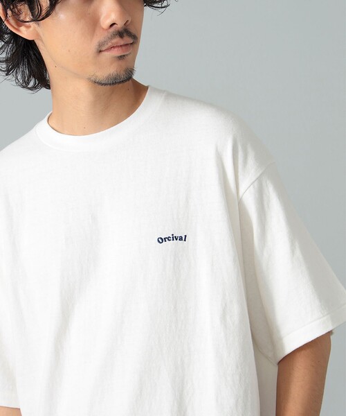 ORCIVAL(オーシバル)の「ORCIVAL / コットン天竺 ショートスリーブ Tシャツ(Tシャツ/カットソー・メンズ・イエロー系その他2/オフホワイト/サックスブルー/ブラック・5/4)」の13枚目の写真