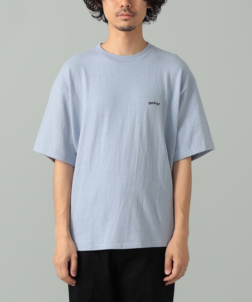 ORCIVAL(オーシバル)の「ORCIVAL / コットン天竺 ショートスリーブ Tシャツ(Tシャツ/カットソー・メンズ・イエロー系その他2/オフホワイト/サックスブルー/ブラック・5/4)」の7枚目の写真