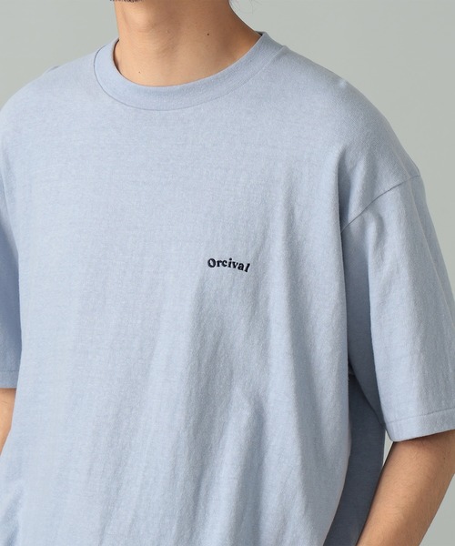 ORCIVAL(オーシバル)の「ORCIVAL / コットン天竺 ショートスリーブ Tシャツ(Tシャツ/カットソー・メンズ・イエロー系その他2/オフホワイト/サックスブルー/ブラック・5/4)」の10枚目の写真