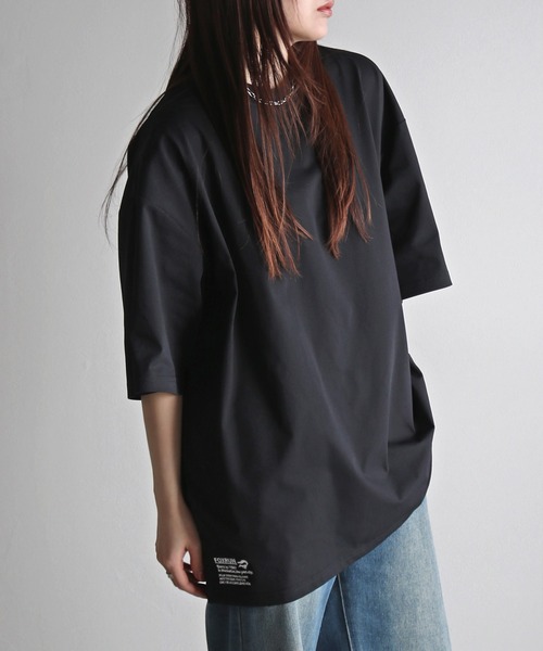 COURO(コウロ)の「【FOXRUN/フォックスラン】 エステルテック半袖Tシャツ(Tシャツ/カットソー・メンズ・ブラック/ホワイト/ネイビー・L/M)」の2枚目の写真