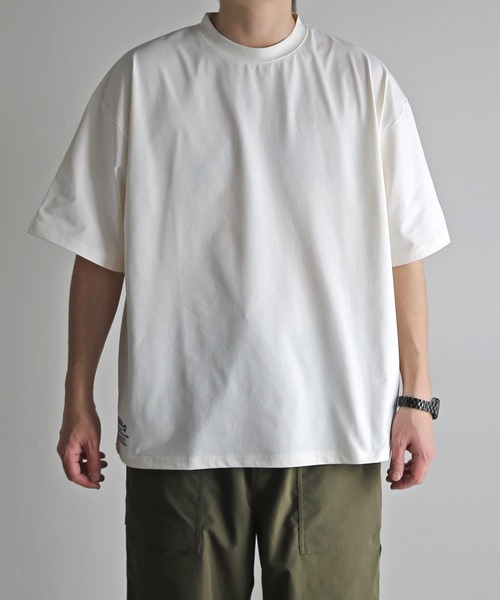 COURO(コウロ)の「【FOXRUN/フォックスラン】 エステルテック半袖Tシャツ(Tシャツ/カットソー・メンズ・ブラック/ホワイト/ネイビー・L/M)」の4枚目の写真