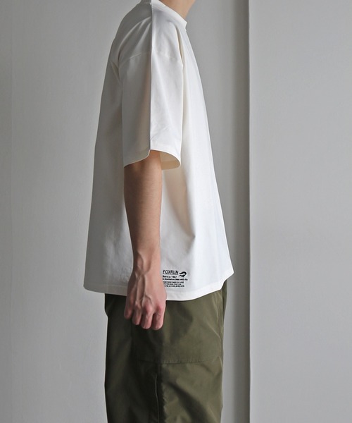 COURO(コウロ)の「【FOXRUN/フォックスラン】 エステルテック半袖Tシャツ(Tシャツ/カットソー・メンズ・ブラック/ホワイト/ネイビー・L/M)」の6枚目の写真