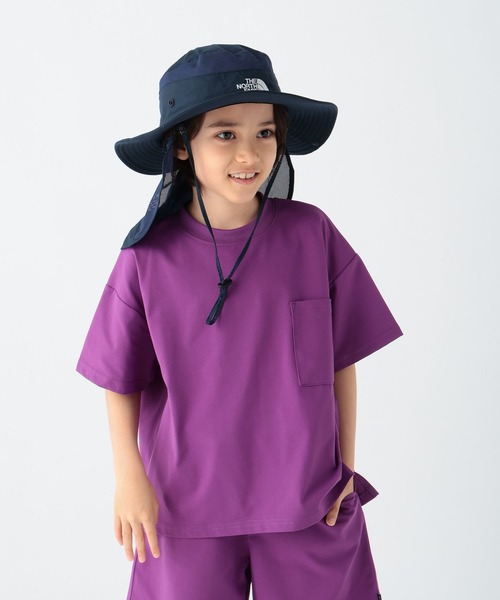 BAYFLOW（ベイフロー）の「[多機能デイリーウェア★]『MULTI B(マルチ・ビー)』Ｔシャツ(KIDS)（Tシャツ/カットソー・キッズ・ライム/チャコール/パープル/ブラック/グレイッシュベージュ/ブルー・110cm/120cm/130cm/140cm/150cm）」の6枚目の写真