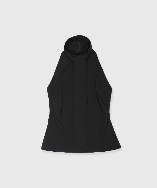 JOSE MOON(ジョゼムーン)の「NECTIE TOP/ネクタイトップ(Tシャツ/カットソー・レディース・ブラック/グレー・36/38)」の18枚目の写真